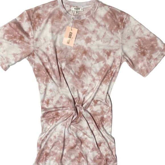 Missguided Tie Dye T-Shirt Midi Dress - Picture 4 of 6